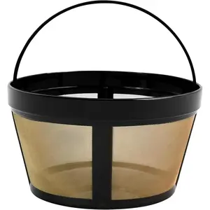 Reusable Coffee Filter Basket for MrCoffee Makers, BPA Free Mesh Basket, Fits 8-12 Cup Brewers, Replaces Paper Filters (2-Pack) (large)