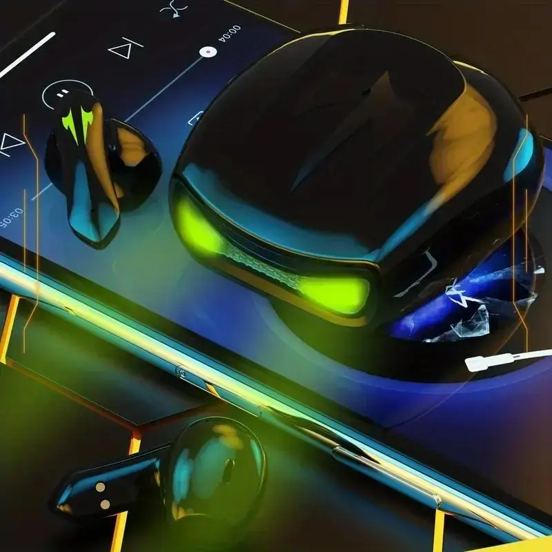 Wireless Earbuds with High-Quality Noise Cancellation, Long Battery Life, Excellent Sound Quality, RGB Gaming Mode Light