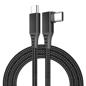 10FT USB 3.0 Type C to C  data transfer  ,90  L-shaped design,suitable for VR headsets and gaming PCS,compatible with  3, 2/Pro,Pico 4,VR  accessory
