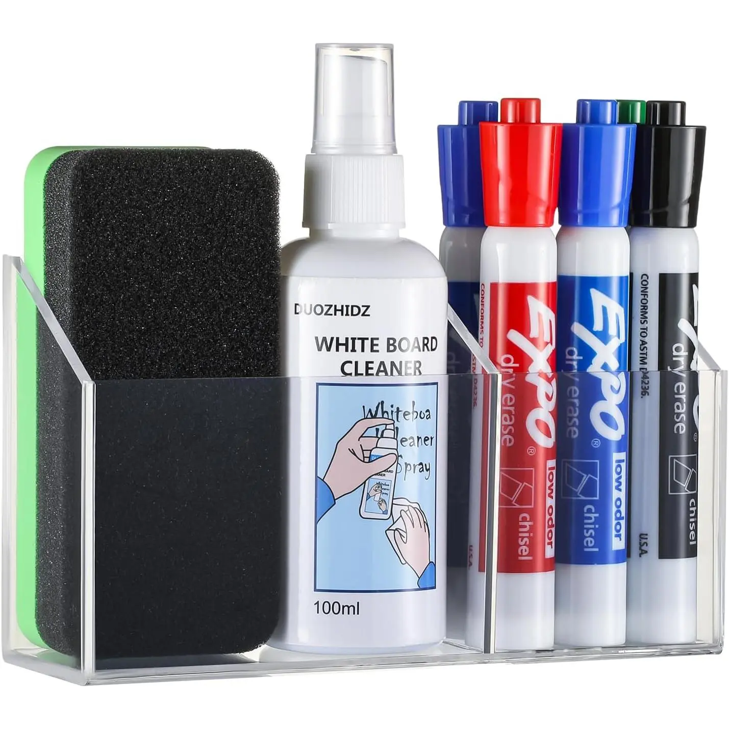 Dry Erase Marker Holder For Whiteboard Fridge | locker accessories teacher classroom  haves fridge