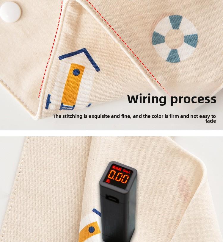 Absorbent Double Layer Baby Bibs, Easy Snap Closure for Infants & Toddlers