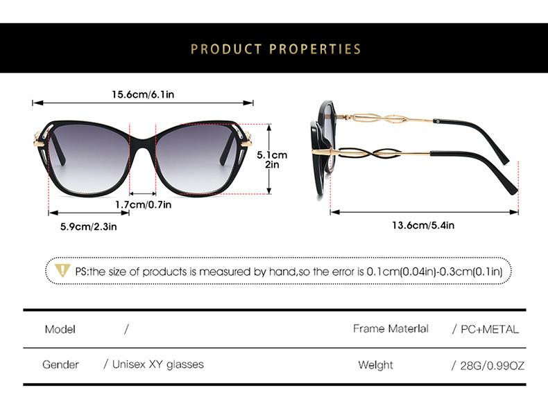 Oversized Fashion Sunglasses for Women & Men Trendy Large Frame Designer Style Shades with UV400 Protection Lightweight Statement Eyewear for Travel Beach Driving & Everyday Wear