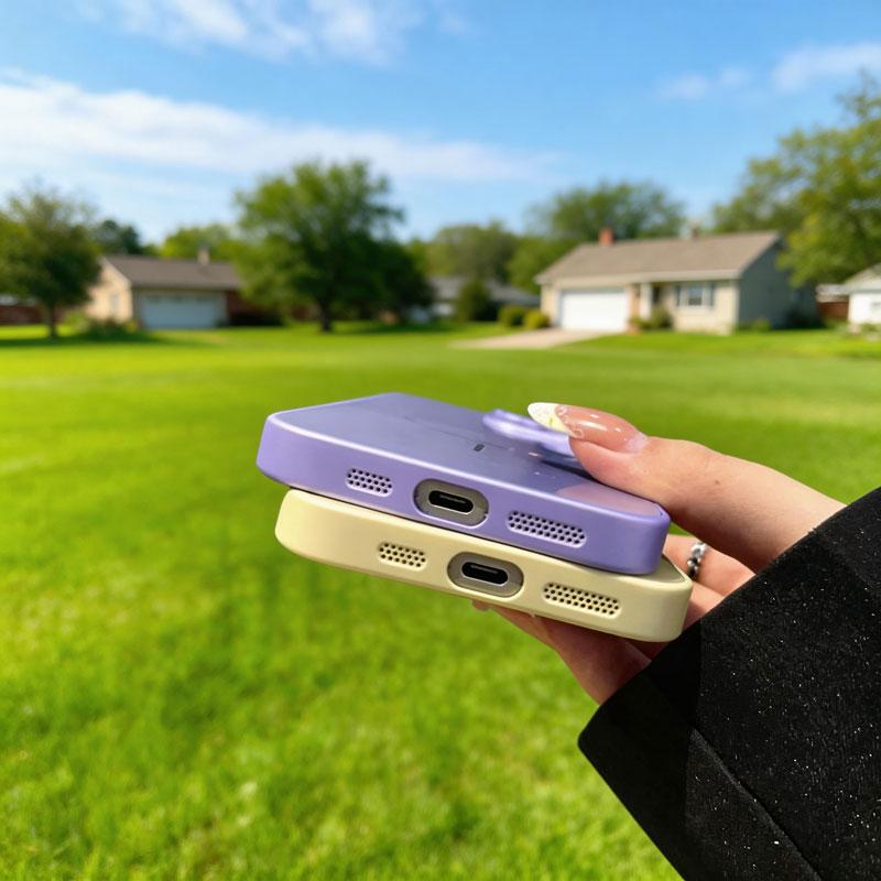 Luxury CD Texture Laser For Magsafe Lens Protector Case For iPhone 17 Air 16 15 14 13 12 Pro Max Wireless Charge Glitter Cover