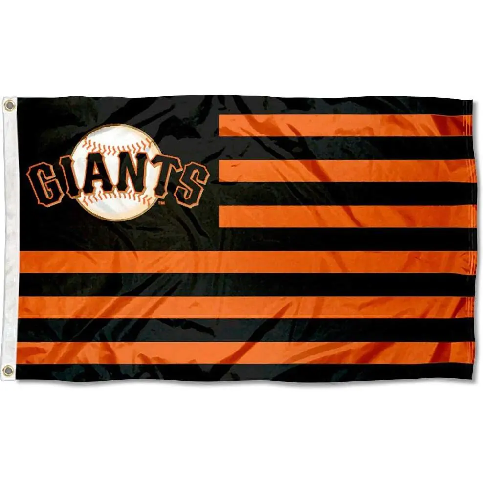 San Francisco Giants Single Team Spirit Flag, 3x5 ft Lightweight Washable Sports Collectible Banner for Decoration