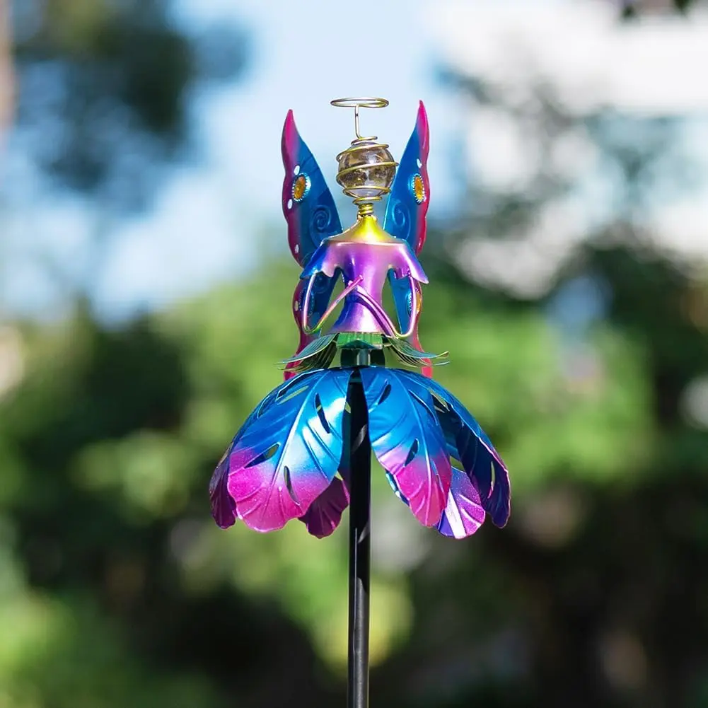 Wind Spinner Outdoor, Garden Windmill Spinners,Kinetic Metal Sculpture for Outdoor Yard Lawn Patio Decorations