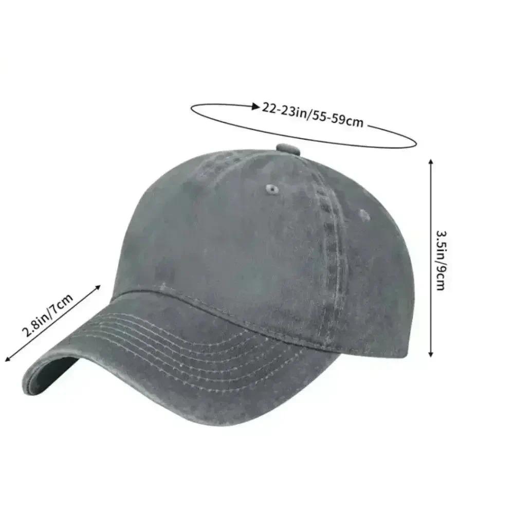 2025  Classic Denim Powerhouse Gym Baseball Caps for Men Women Summer Adjustable Baseball Hat Funny Sun Protection