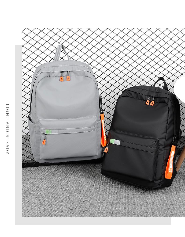 2026 New Student Backpack College Style Large Capacity Simple Casual Laptop Bag Multifunctional Lightweight Versatile Travel Backpack