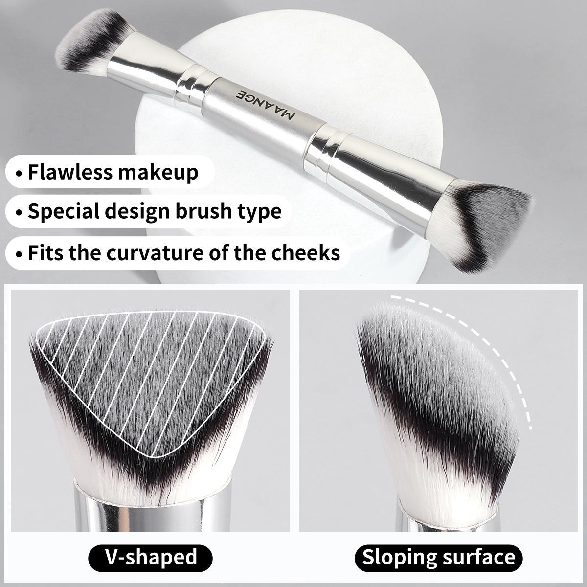 MAANGE Makeup Brush Set, 4/17 Counts/set Face Makeup Brush with Soft Bristles, Soft Makeup Brushes, Kabuki Brush, Eye Brushes, Professional Makeup Products for Women & Girls, Makeup Brushes Kits #GLOBAL PICKS