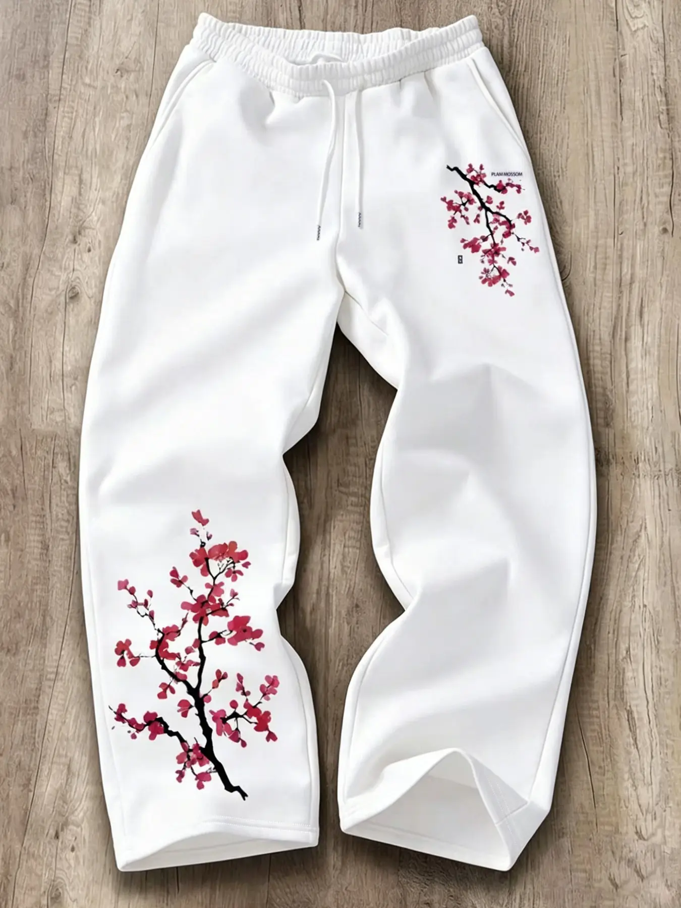 Men's Floral Pattern Loose Sweatpants, Casual Comfort Joggers, Classic Versatile Sports Pants, Athleisure Fitness Pants, Ideal for Outdoor Activities and Fitness