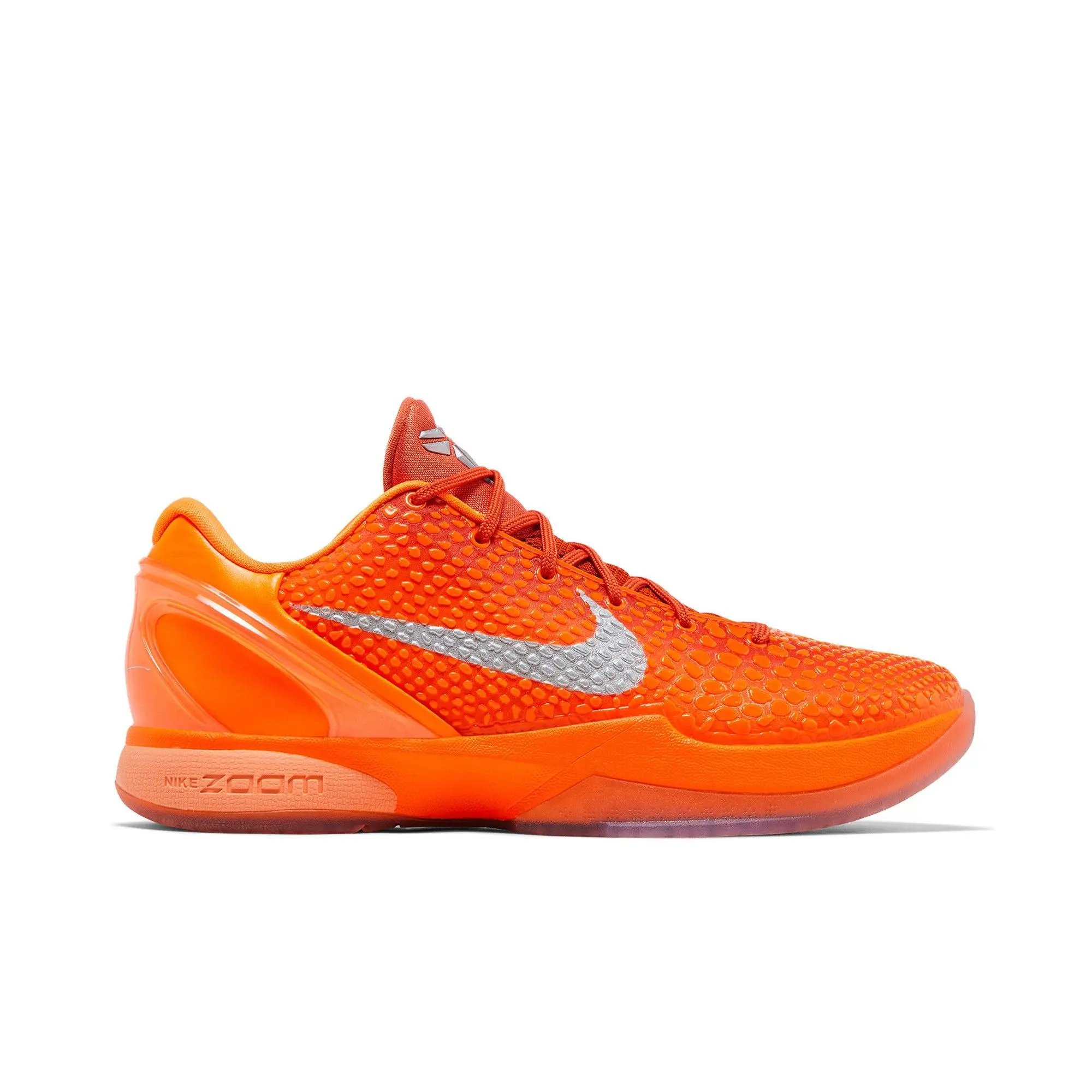 Nike Zoom Kobe 6 Protro 'Total Orange' Unisex Multi-Size Basketball Shoes, Total Orange/Metallic Silver/Cosmic Clay, Style Code IH1871-800