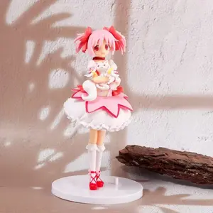 Magic Round Witch Kagami Momoko Chibi Figure, Anime Handmade Model, Cute Girl Statue Gift, Collectible Figurine for Fans