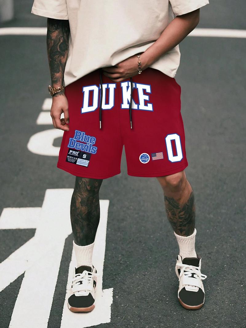 Men's Cartoon Graphic Print Shorts, Loose Casual Street Comfy Breathable Shorts, Men's Summer Bottoms for Daily Wear