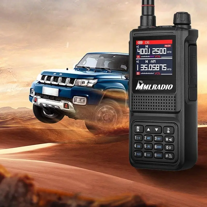 1pcs MMLRADIO JC-8811 5W Dual-Band Amateur Two-Way Radio, Long-Range Portable Handheld, Full-Band, Supports 256 Channels, USB Charging
