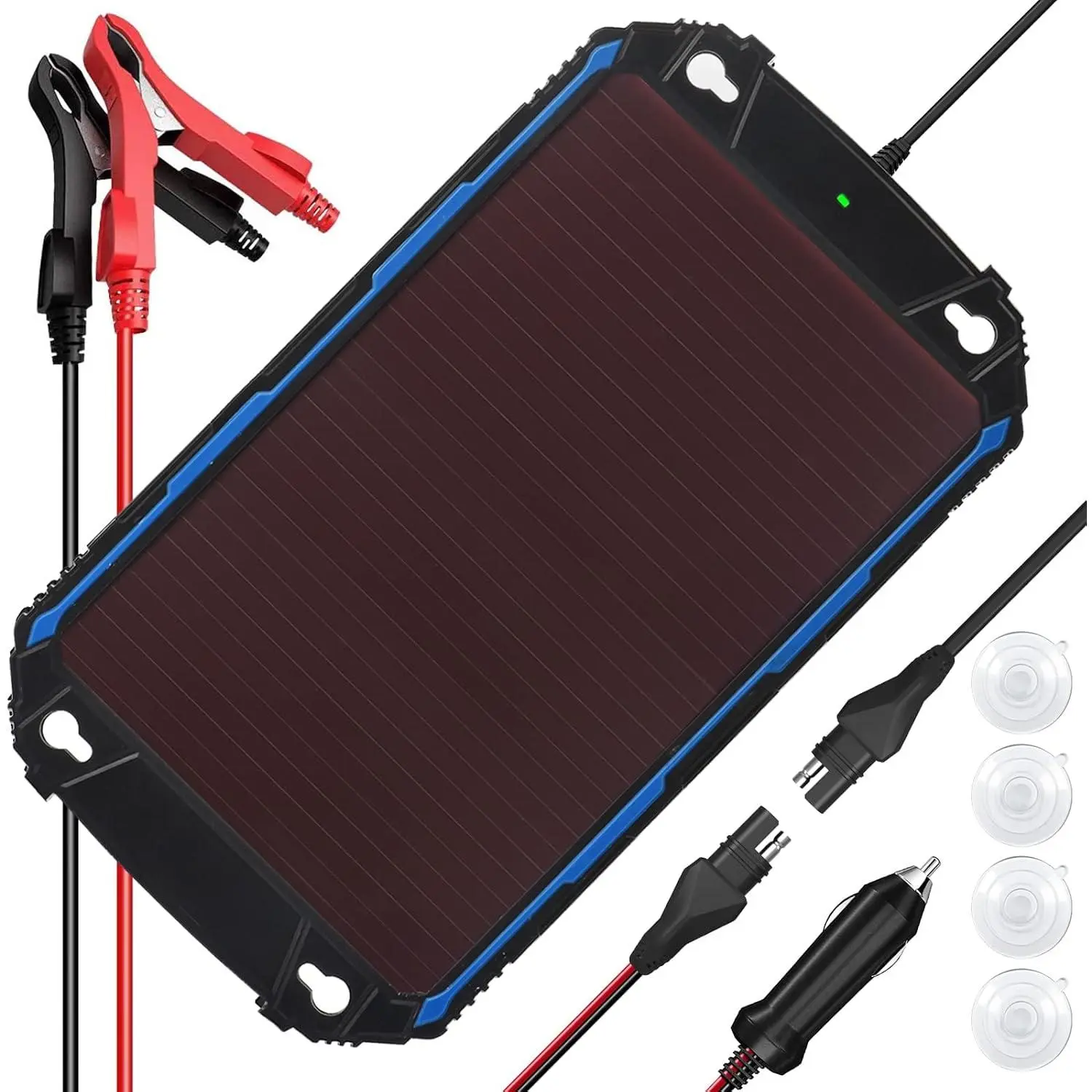 5W 12V Solar  Charger & Maintainer Pro, -in UltraSmart MPPT Charge Controller, 5 Watt Solar Panel Trickle  Kits for  Automotive Boat Marine RV