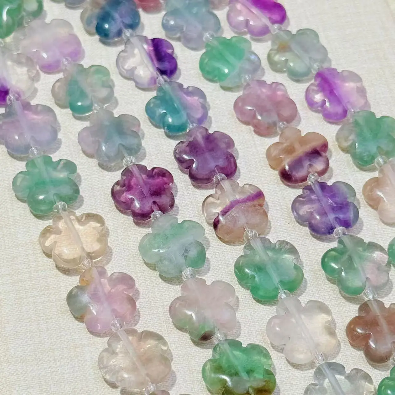 Flower&heart Crystal beads