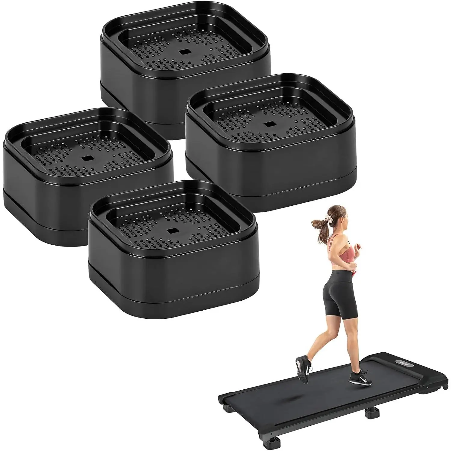 4-Pack Treadmill Incline Riser Blocks 4-Pack Treadmill Incline Riser Blocks