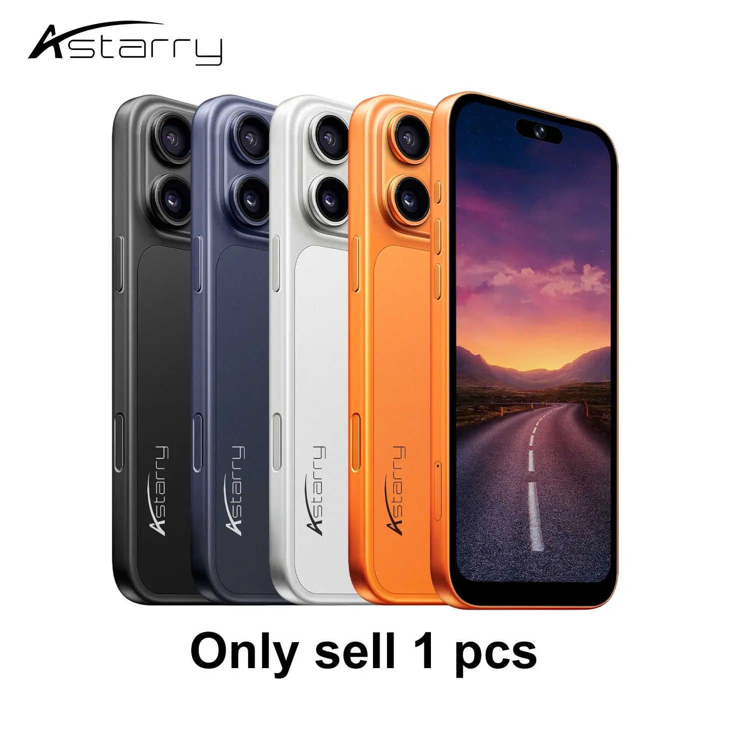 Astarry-17 Pro Max Touchscreen Smartphone, Dual Sim, Face Recognition, 6.75-Inch Screen, 3gb+32GB RAM, Android 12, Bluetooth-compatible WiFi, 4100mah Battery, Large Screen Smartphone