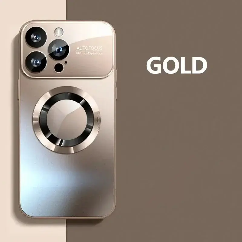 The all-new titanium-plated matte protective case, Cover, Mobile Phone Casing, Accessories, Protector, Protection, Protective Cellphone Cover, designed for iPhone 11 to 17 Pro Max series, including 14,15 Plus and 17 Air models