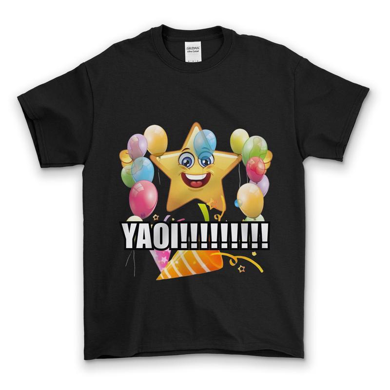 Gildan Pastel Yaoi T-shirt with Soft Girl Aesthetic Kawaii Charm and Drama - Heavy Cotton Graphic Crew Neck Short Sleeve T-Shirt for All Seasons Streetwear - Casual