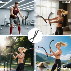 Home Use Battle Rope, Cordless Jump Rope, Air Jump Rope, Cordless Battle Rope, Ideal for Strength Training, Core Workout, HIIT, Aerobic Exercise & Fat Loss, Space-Saving, Portable and Efficien