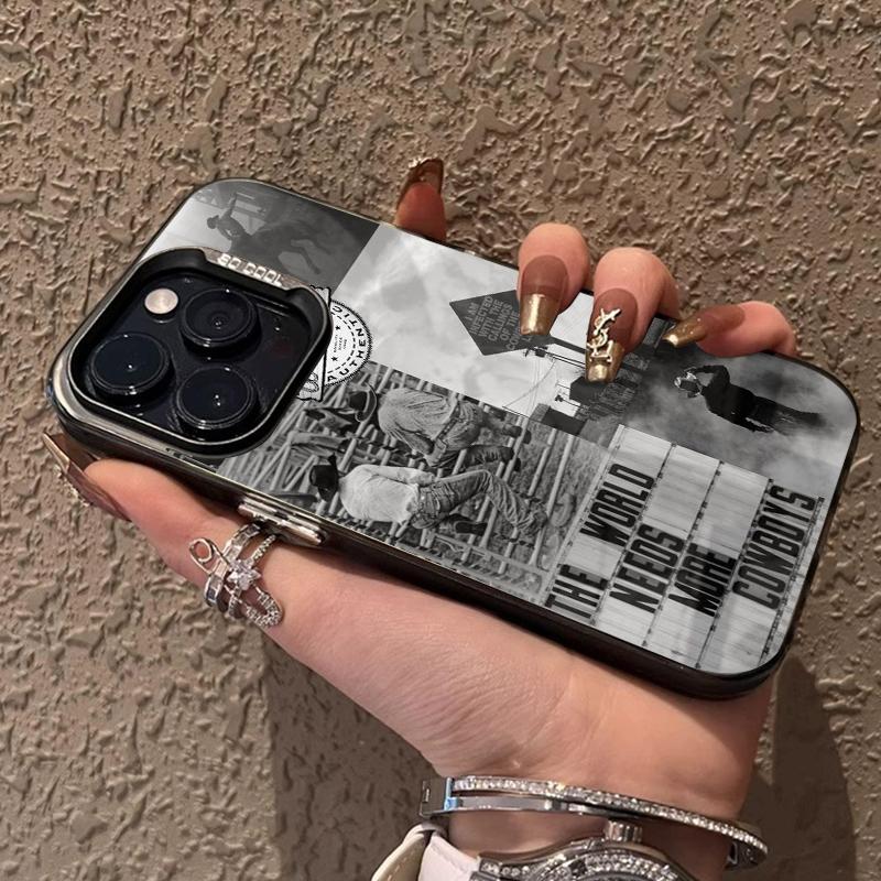 Case for iPhone 16 E Pro Max 15 Plus 14 13 12 11 XS XR Rodeo Revival Matte Shockproof Anti-Scratch Stylish Smartphone Cover