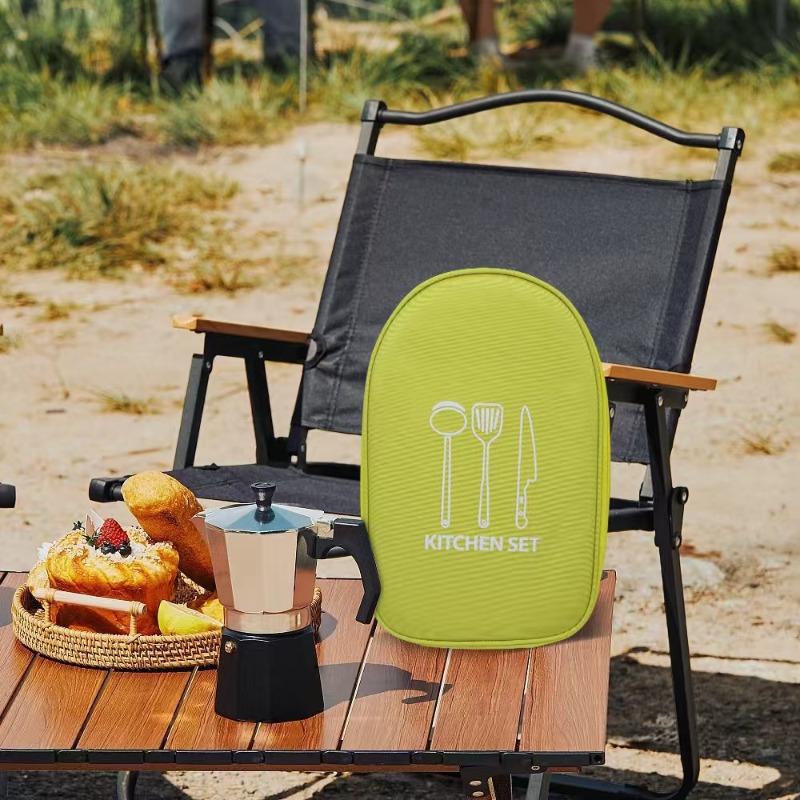 Outdoor cookware Portable storage bag Outdoor camping Kitchenware storage bag Tableware Picnic supplies Camping tool storage