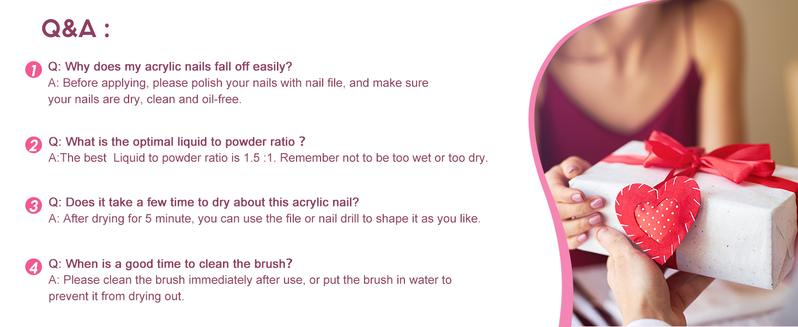 Acrylic Nail Kit with Drill and U V Light, Professional Nail Kit Acrylic Set for beginners with Everything 3PC Powder 24PC Glitter Fake Tips Decoration Nails Set DIY Home Salon