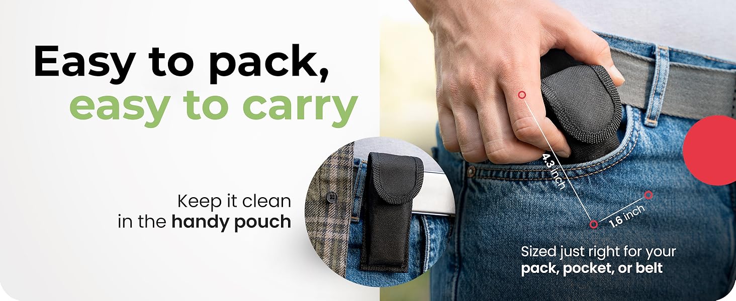 AGS Orblue 4-in-1 Camping Eating Utensils, 2-Pack - Portable Spoon, Fork, Knife & Bottle Opener Combo Set - Stainless Steel Flatware with Detachable Fork - Travel, Backpacking Cutlery Multitool, Yellow