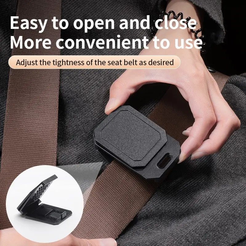 Child Safety Seat Belt Adjuster, Universal Seat Belt Limiter Clip, Durable Abs Car Seat Belt Tightener, Suitable for Home Vehicles