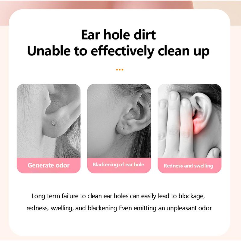 Ear Hole Cleaner Thread,Earring Hole Cleaner,Ear Piercing Aftercare Cleaning Set with 240pcs Disposable Ear Piercing Cleaning Floss & 15ml Cleaning Solution for Women Men Ear Hole Cleaner Thread,Earring Hole Cleaner,Ear Piercing Aftercare Cleaning Set with 240pcs Disposable Ear Piercing Cleaning Floss & 15ml Cleaning Solution for Women Men