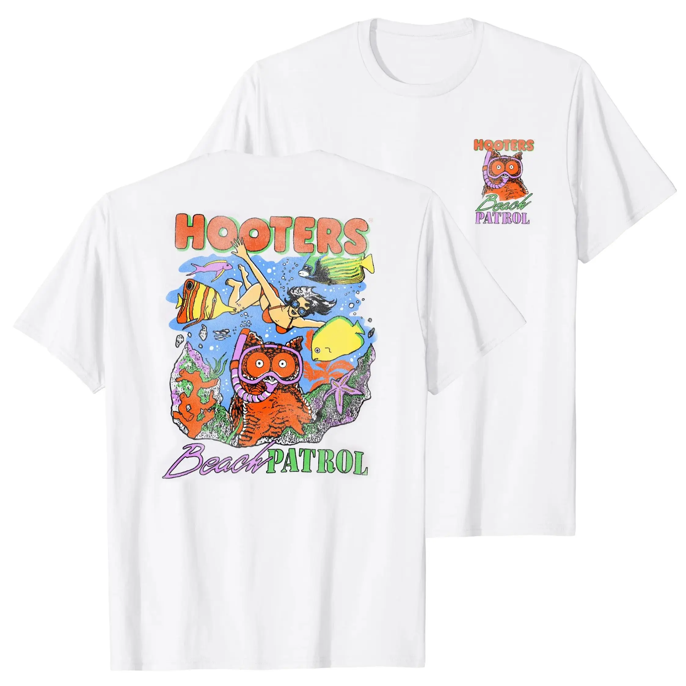 Vintage Hooters Beach Patrol T Shirt