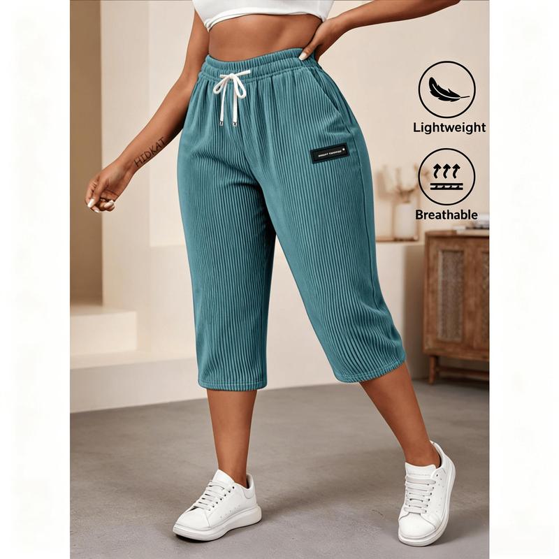 Women's Sports Shorts Are Made of Soft and Elastic Fabric, Which Is Skin Friendly and Comfortable, Suitable for Summer Wear. Simple and Pure Color Tone Design, Suitable for Urban Shopping, Outdoor Sightseeing, Walking or Street Activities