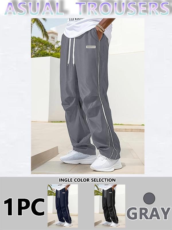 3 pack Loose Sports Pants Men's Trousers Grey Side Stripeswith Gold Accent Stripe Comfortable DesignAthleisure Style Bottoms Athletic Bottoms Gymwear Halloween Gifts SpringStatements