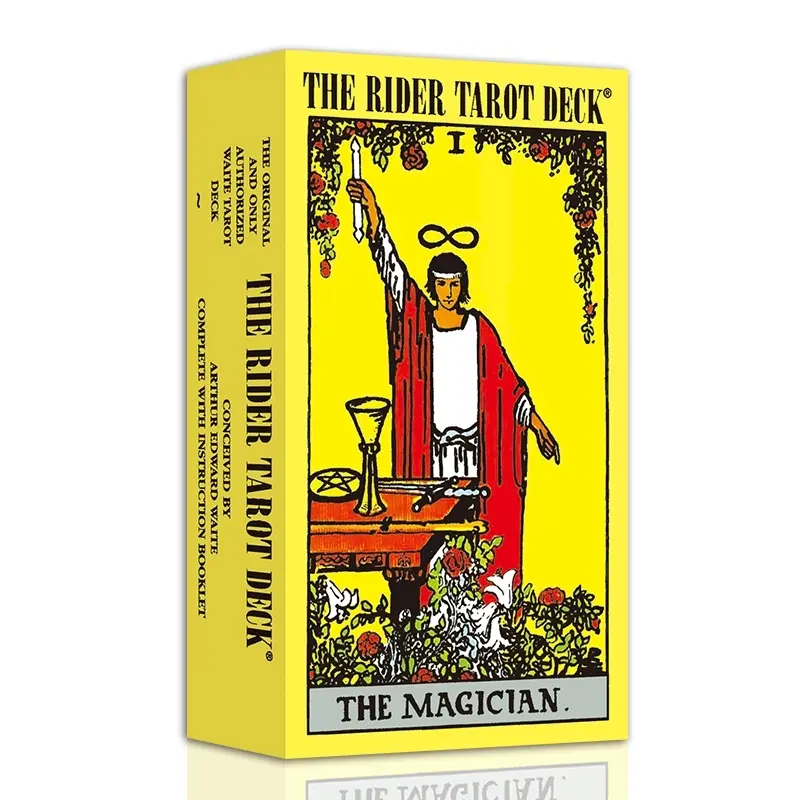 Waite Original Tarot Card Set with 78 Cards and Guide Book, Classic Tarot Game for Adults and Teens 14 Years Above, Perfect for Beginners, Card Games, Card Game Sets