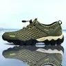 Men's Breathable Water Shoes, Lightweight Quick Drying Shoes for Outdoor Hiking, Casual Sports Shoes for Beach Travel, Fishing, Wading Shoes, Water Aqua Shoes, Sporty Water Shoes, Water Footwear