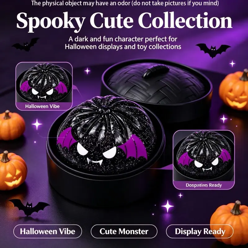 Stress Relief Squeezing Toy, Halloween Theme Pinching Ball, Cute Soft Elastic, Anxiety Relief, Party Birthday Gift, 1/2/3pcs Set