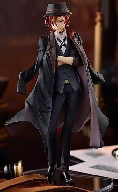18cm Nakahara Chuuya Dazai Osamu PVC Action Figure Bungo Stray Dogs Figure Collectible Model Toys Kid Gift Ornaments Doll Toy