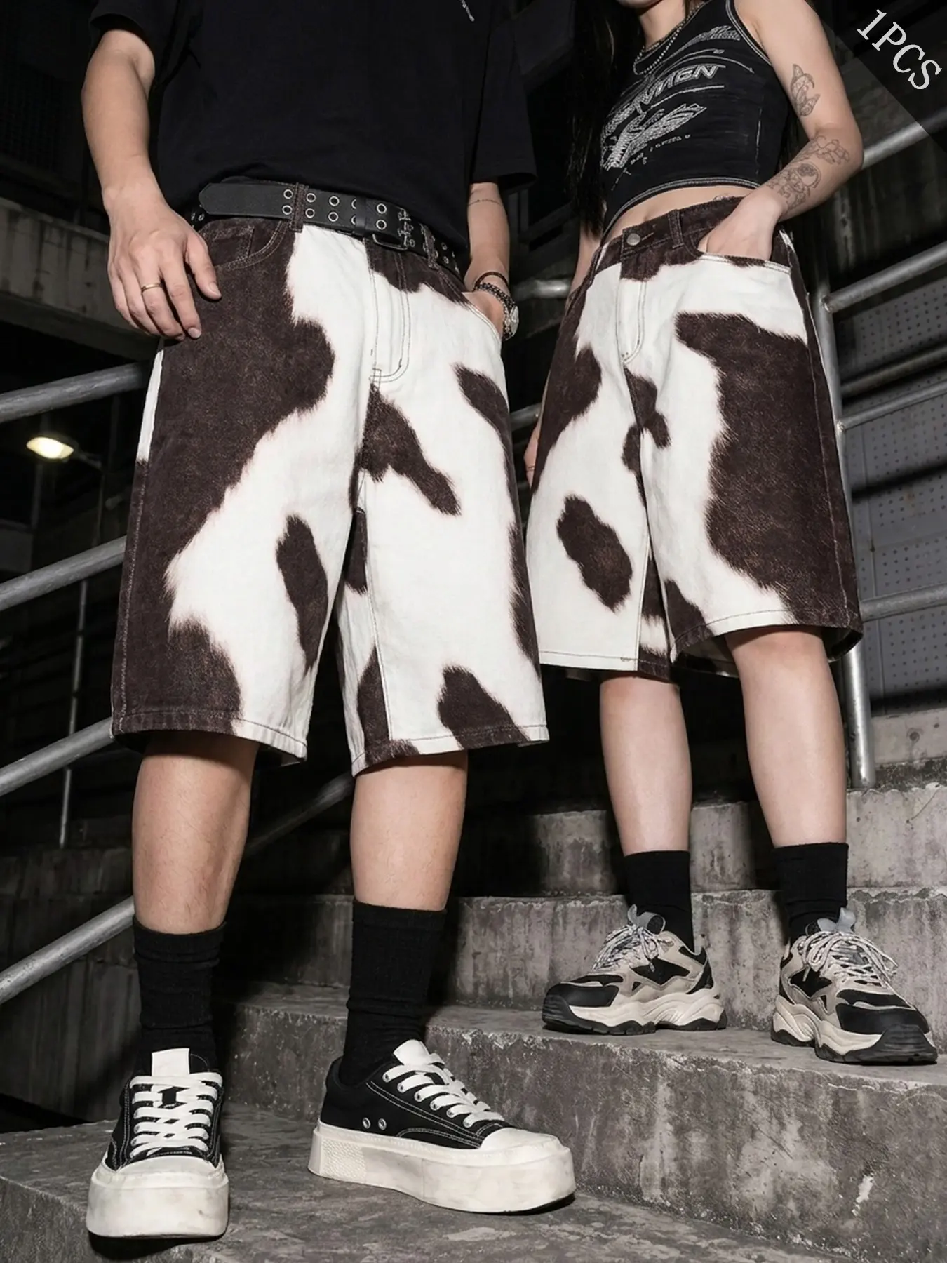 cowhide shorts men - TikTok Shop