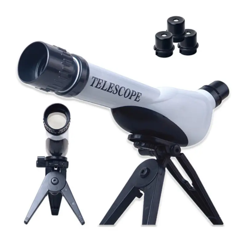 Beginner Kids Astronomy Telescope, Multi-Power Interchangeable Lenses, Adjustable Stand, HD Stargazing, Science Gift, Educational Toy