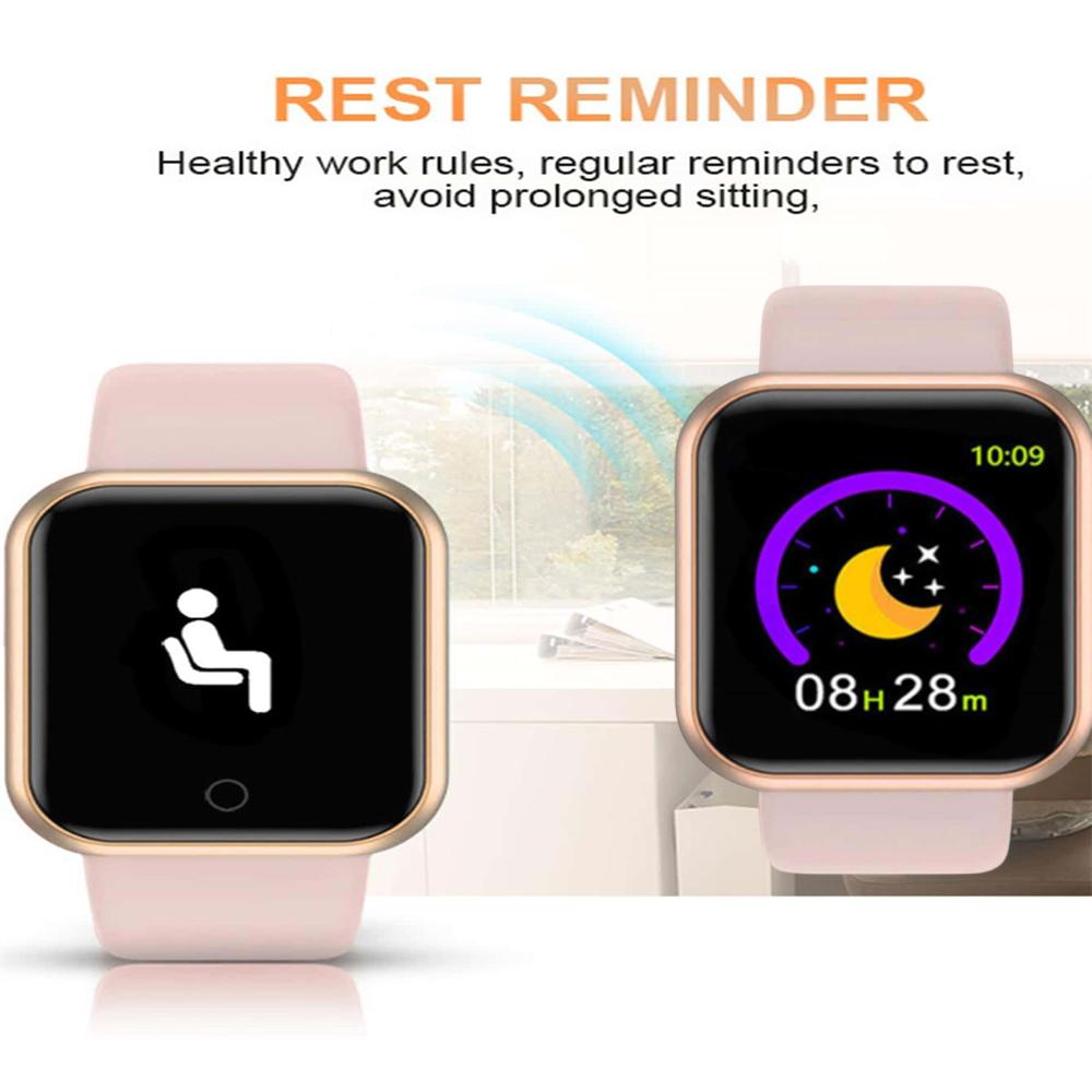 Smartwatch Men Women Wristwatches Smart Watch Message Fitness Monitor Bracelet Birthday Gift Electronic Clock For Android IOS