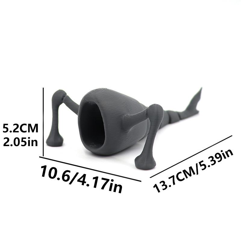 1/4pc 3D Printing Sea Eater Bloop Gran Maja Action Figure Model Toy Doll Christmas Gift Joint-movable Deep Sea Monster Figurines