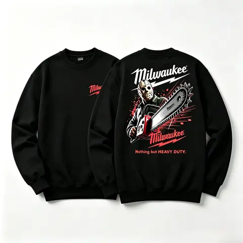 Men's Classic Graphic Hoodie, Chainsaw Killer Print, Soft Unisex Casual Wear, Round Neck Breathable Top, Joggers-Compatible Sports & Outdoor Sweatshirt, Premium Fabric