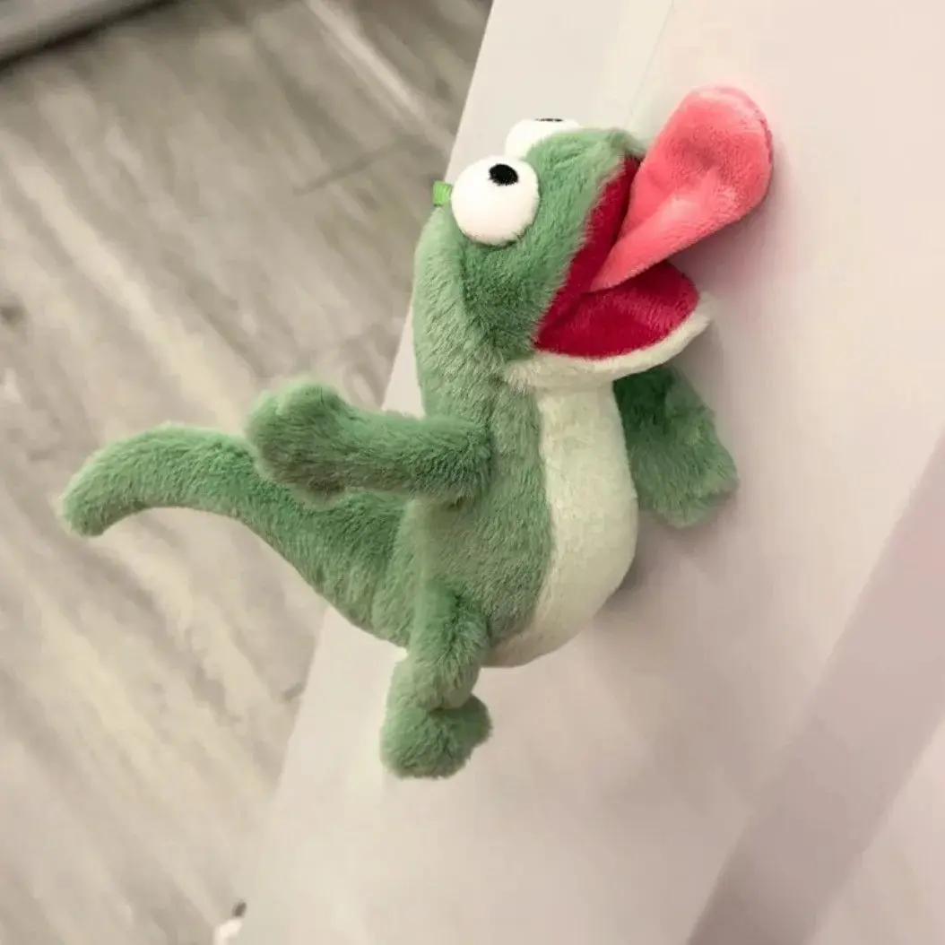 14cm Beaver Lizard Tom Cute Vocal Toy Magnetic Tongue Lizard Abstract Plush Toy Anime Creative Birthday Gift Cute Plush Toys For