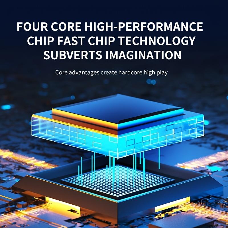 New G90 Handheld Game Console, 7 Inch IPS Screen, USB Interface, Portable Home Arcade, Blue Colors