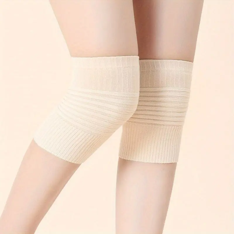 2PCS Knee Compression Sleeves for Men & Women, Elastic Knee Support Brace for Running, Gym, Sports, Volleyball Gear, Volleyball Equipment & Daily Activities