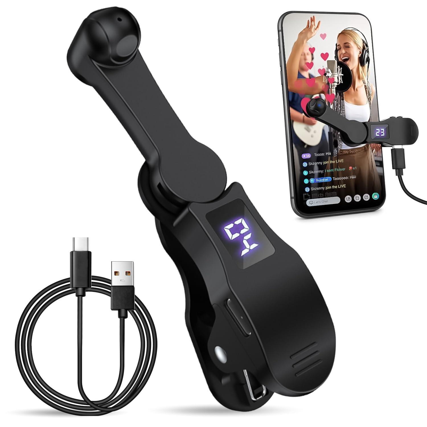 Smartphone Auto Clicker, 1 Count Phone Screen Fast Clicker for iPhone iPad Apps, Fast Click Simulation Finger Continuous Click for Game