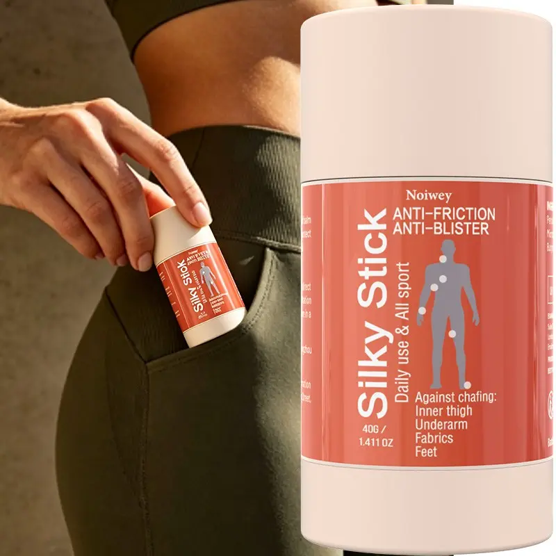 40G Anti Friction Silky Stick with Shea Butter, Anti Friction Balm, Body Care, Comfort & Moisturize, Protects Thigh, Chest, Skin from Chafing, Summer must-have, Active, Sports, Cycling, Run, Perfect Gift, Sports Essential, Chafe Protection