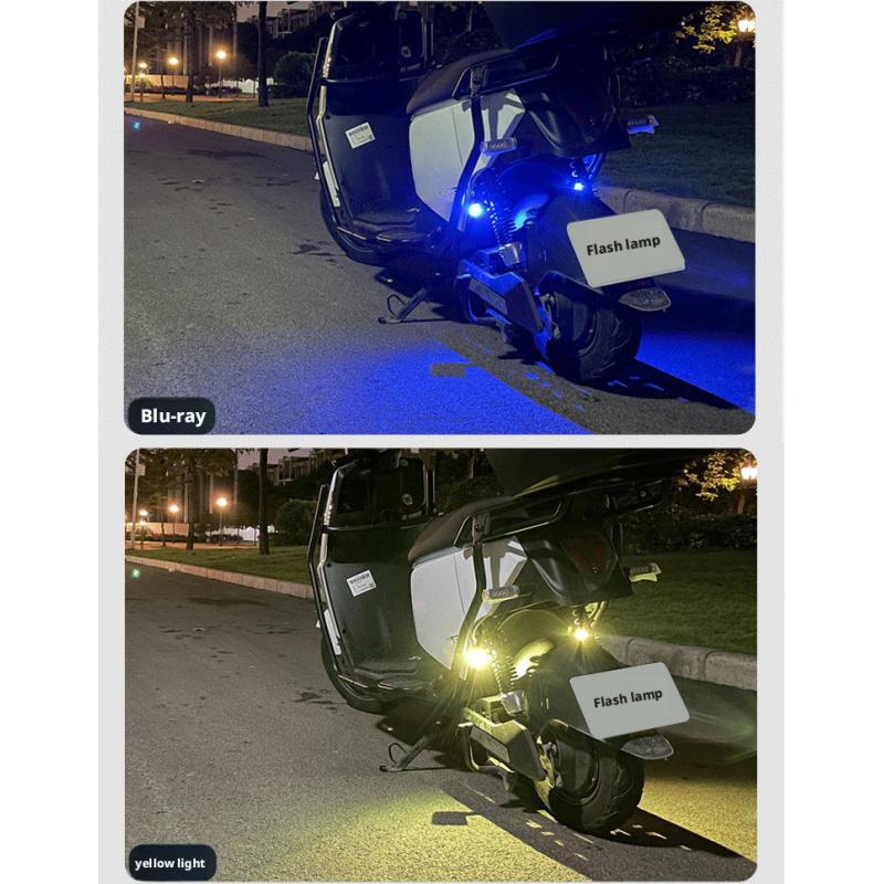 Car LED light, multifunctional car LED warning light, rechargeable wireless car light with remote control, decorative light, motorcycle, truck