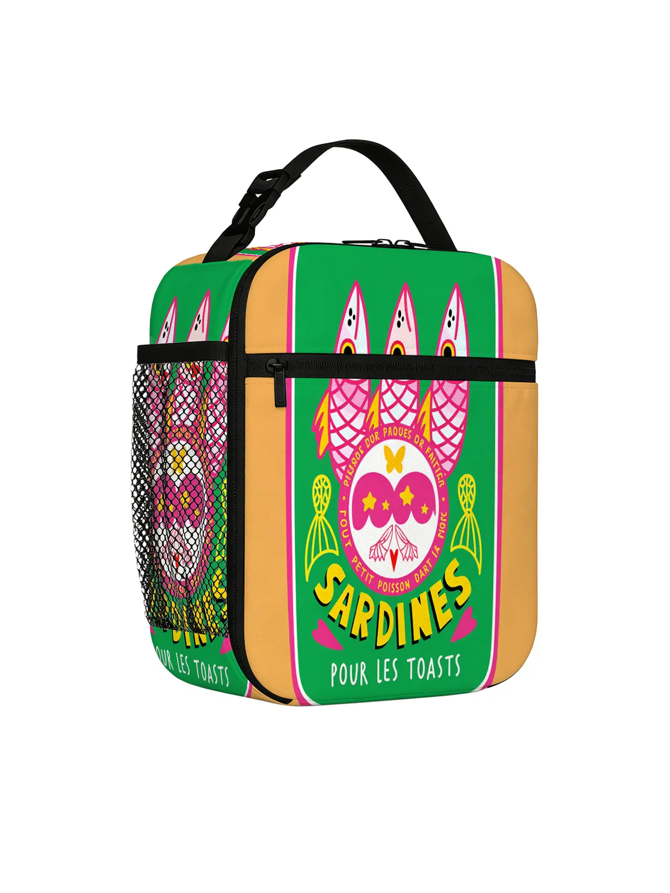 Tuna Can Style Lunch Bag, Insulated Lunch Pouch, Large Capacity, Thick Insulation, Ideal for Camping, Picnics, School Use