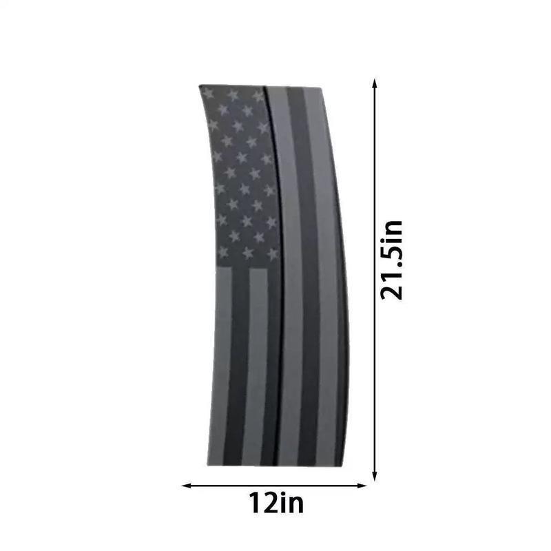 12"x21.5" Modern Gloss B-Pillar Car Decals – Easy Peel & Stick No Residue Vehicle Stickers, Perfect for DIY Auto Exterior Customization Accessories